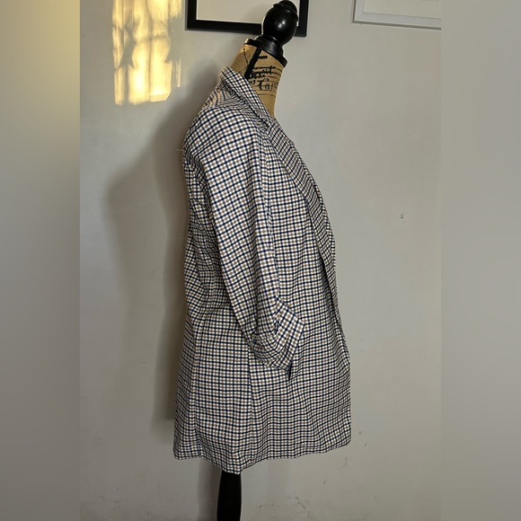 3/4 sleeve plaid blazer - Picture 6 of 11